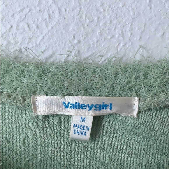 Mint cropped Sweater - Picture 6 of 6